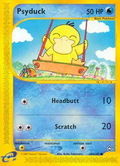 Psyduck #104, Reverse Foil