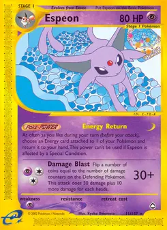 Espeon #11, Standard