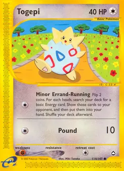 Togepi #114, Reverse Foil