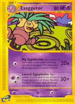Exeggutor #13, Reverse Foil