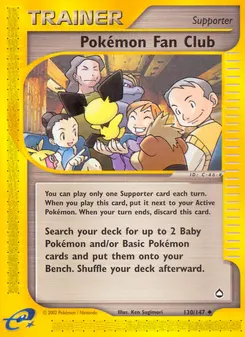 Pokémon Fan Club #130, Reverse Foil