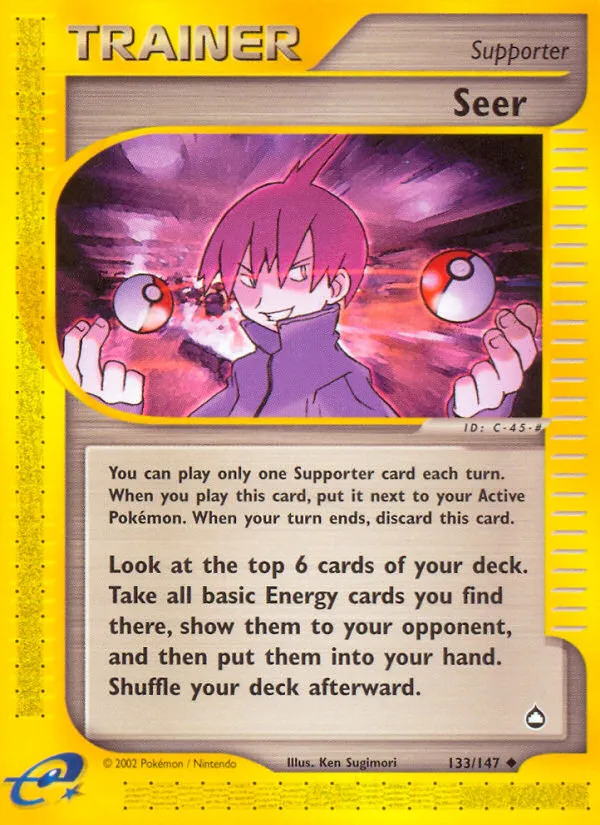 Seer #133, Aquapolis Reverse Foil