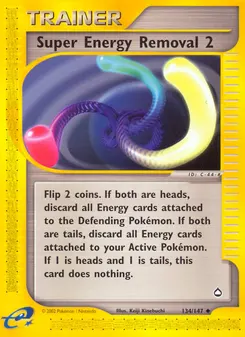 Super Energy Removal 2 #134, Reverse Foil