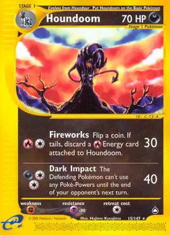 Houndoom #15, Reverse Foil