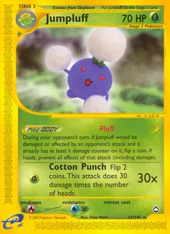 Jumpluff #17, Reverse Foil
