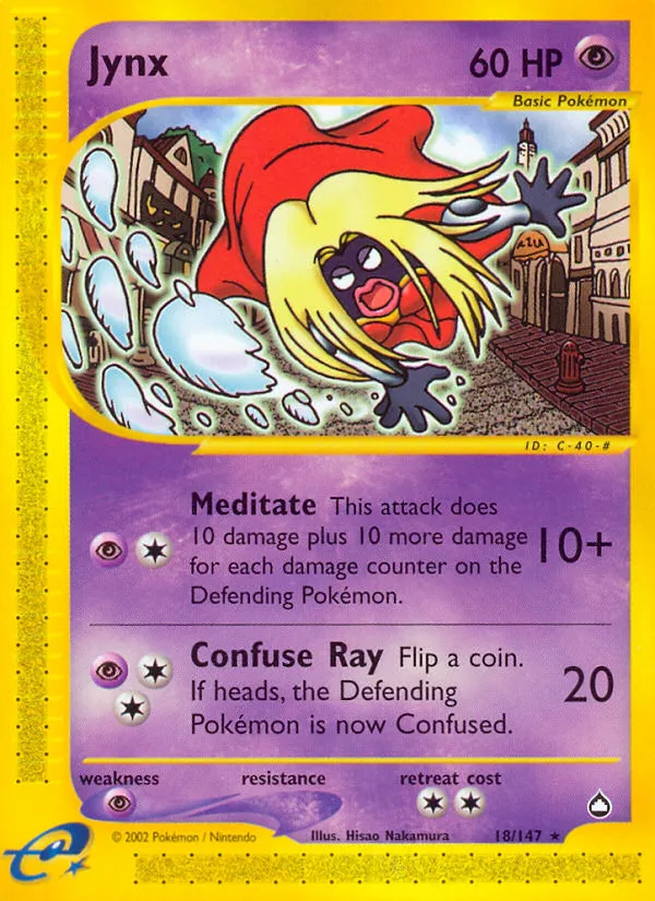 Jynx #18, Aquapolis Reverse Foil