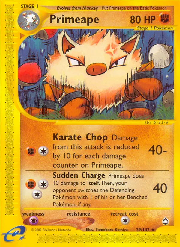 Primeape #29, Aquapolis