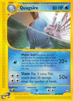 Quagsire #30, Reverse Foil
