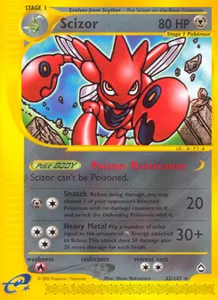 Scizor #32, Reverse Foil