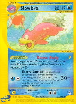 Slowbro #33, Reverse Foil