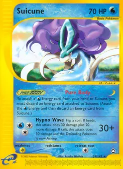 Suicune #37, Reverse Foil