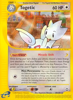 Togetic #39, Reverse Foil