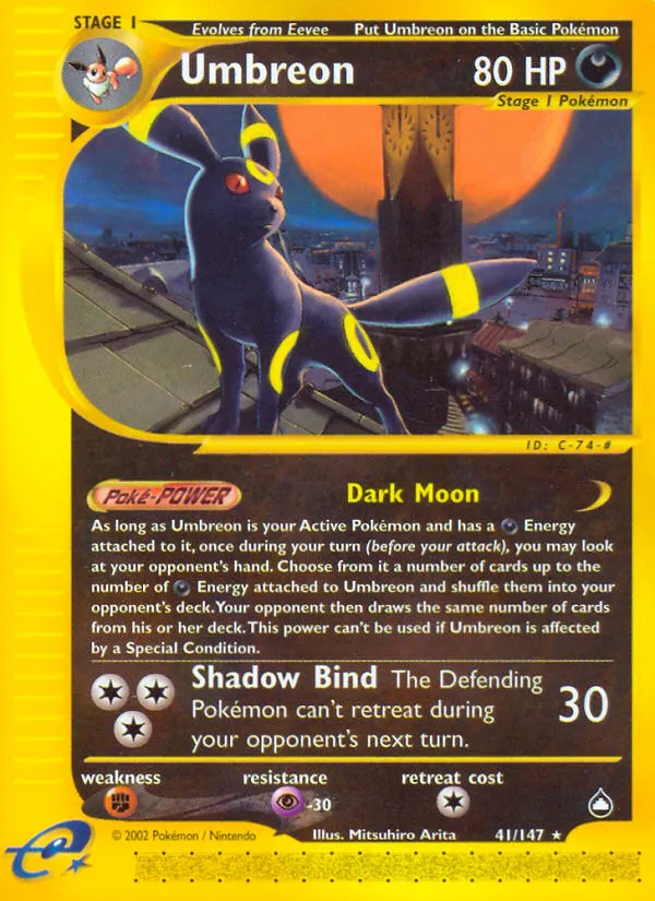 Umbreon #41, Aquapolis