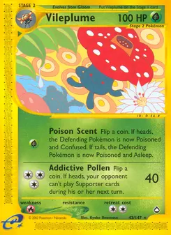 Vileplume #43, Reverse Foil