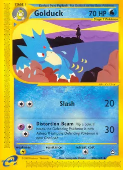 Golduck #50, Aquapolis