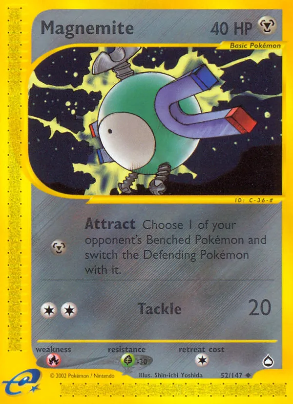 Magnemite #52, Aquapolis