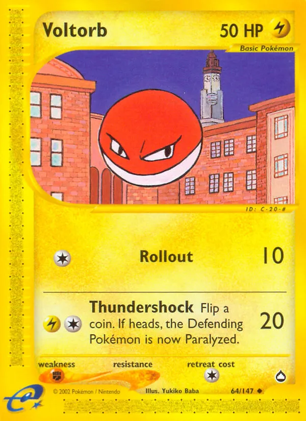 Voltorb #64, Aquapolis