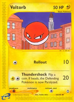 Voltorb #64, Reverse Foil