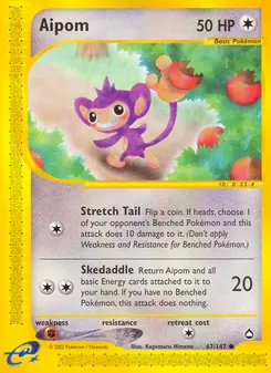 Aipom #67, Reverse Foil