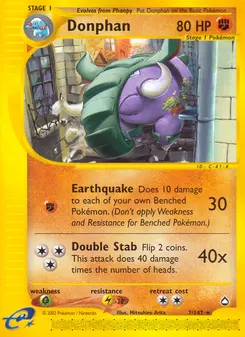 Donphan #7, Reverse Foil
