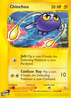 Chinchou #71, Reverse Foil