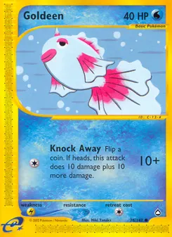 Goldeen #78, Reverse Foil