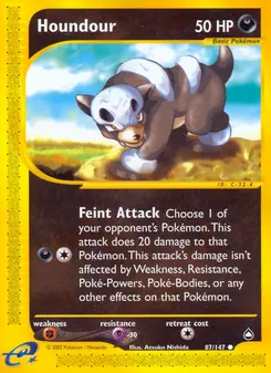 Houndour #87, Reverse Foil