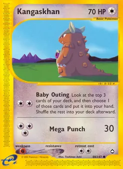 Kangaskhan #88, Reverse Foil