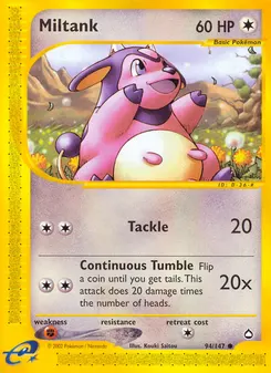 Miltank #94, Reverse Foil