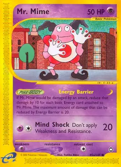 Mr. Mime #95, Aquapolis