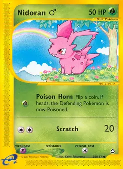 Nidoran ♂ #96, Reverse Foil