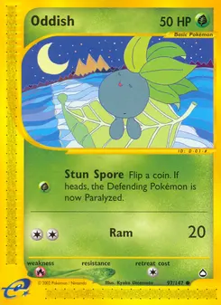 Oddish #97, Reverse Foil