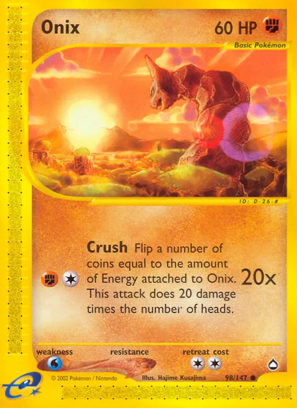 Onix #98, Aquapolis Reverse Foil