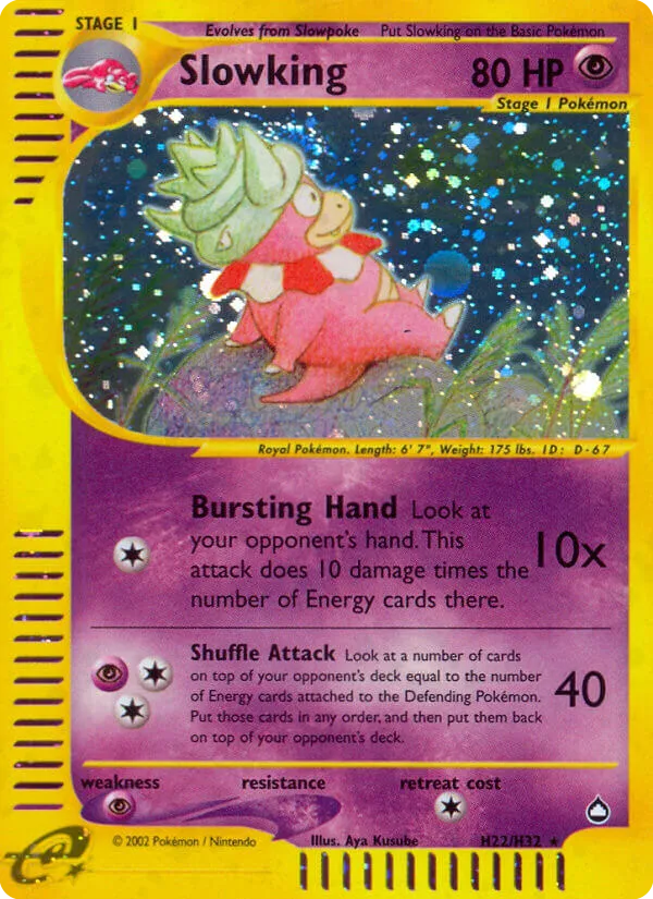 Slowking #H22, Aquapolis