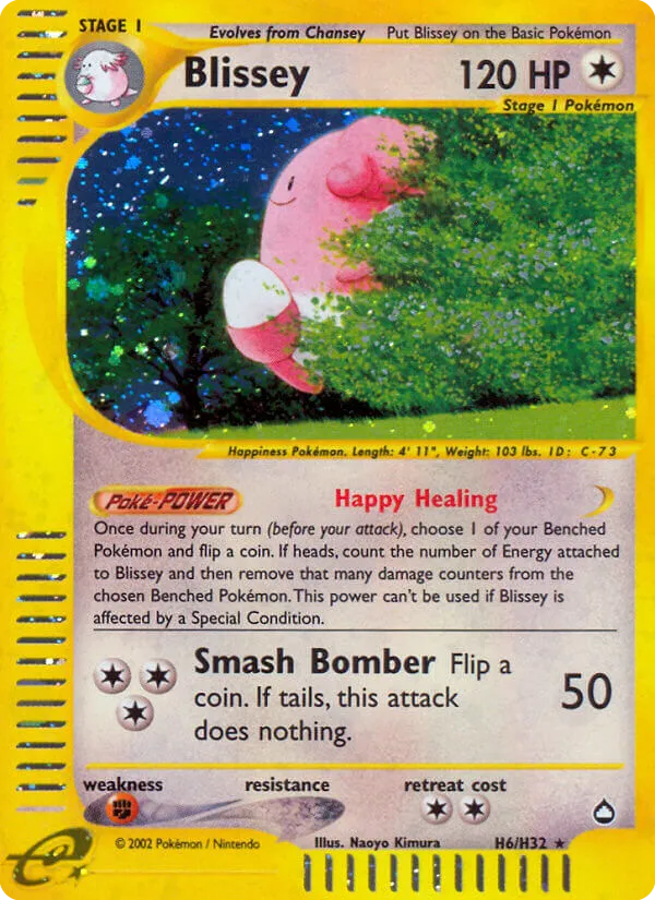 Blissey #H6, Aquapolis