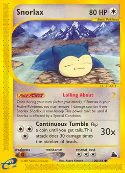 Snorlax #100, Reverse Foil