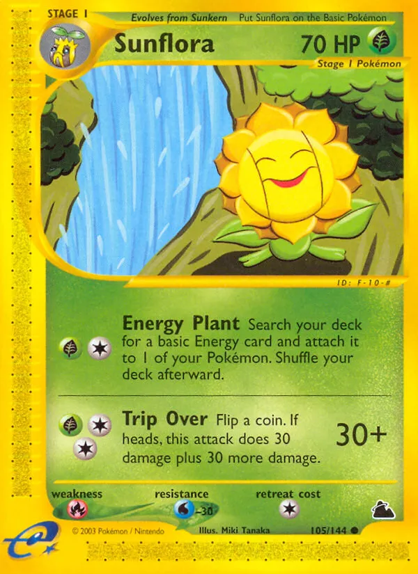 Sunflora #105, Skyridge Reverse Foil