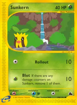 Sunkern #106, Reverse Foil