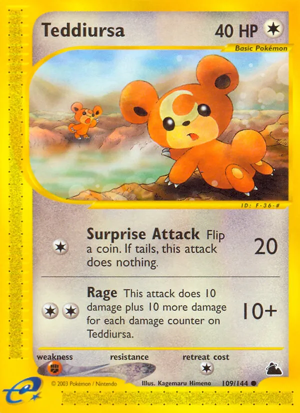 Teddiursa #109, Skyridge