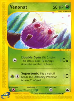 Venonat #112, Reverse Foil