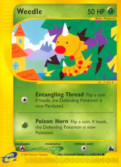 Weedle #115, Reverse Foil
