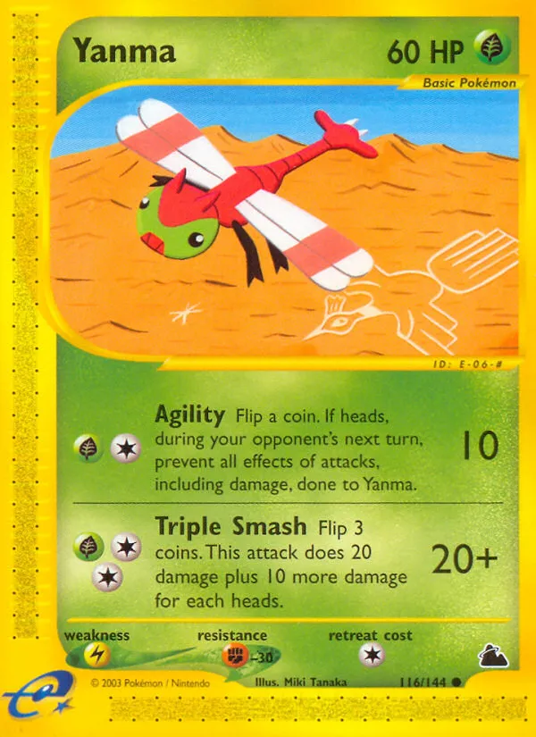 Yanma #116, Skyridge Reverse Foil