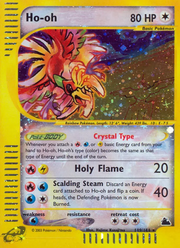 Ho-oh #149, Skyridge Reverse Foil