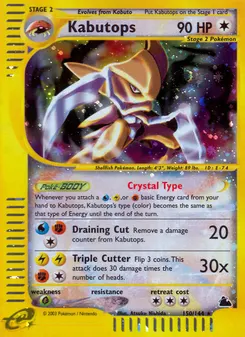 Kabutops #150, Reverse Foil