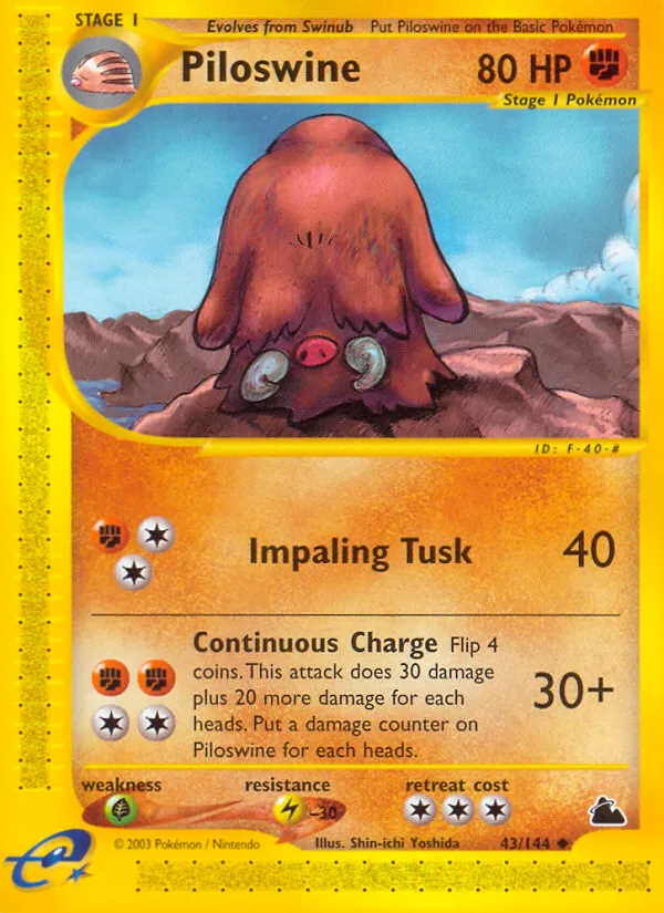 Piloswine #43, Skyridge