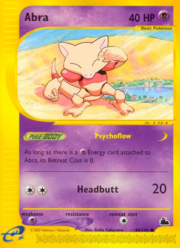 Abra #46, Skyridge Reverse Foil