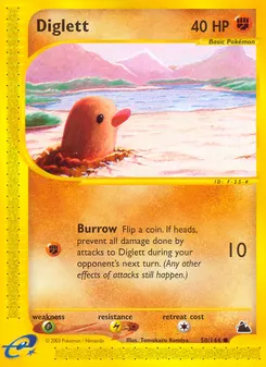 Diglett #50, Reverse Foil