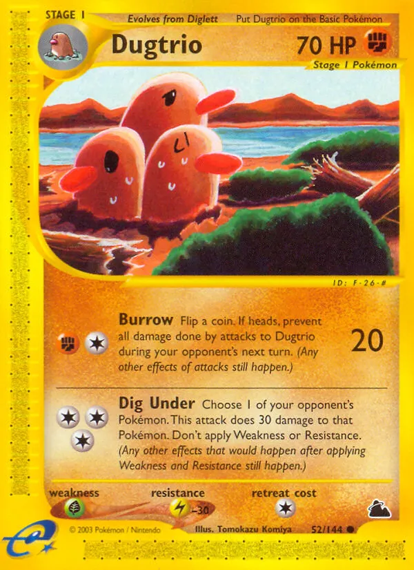 Dugtrio #52, Skyridge