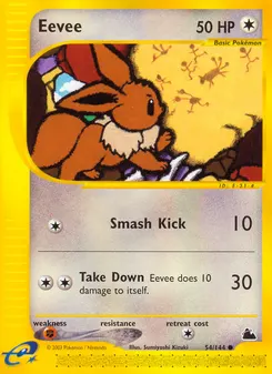 Eevee #54, Reverse Foil