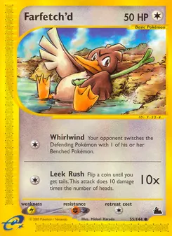 Farfetch'd #55, Reverse Foil